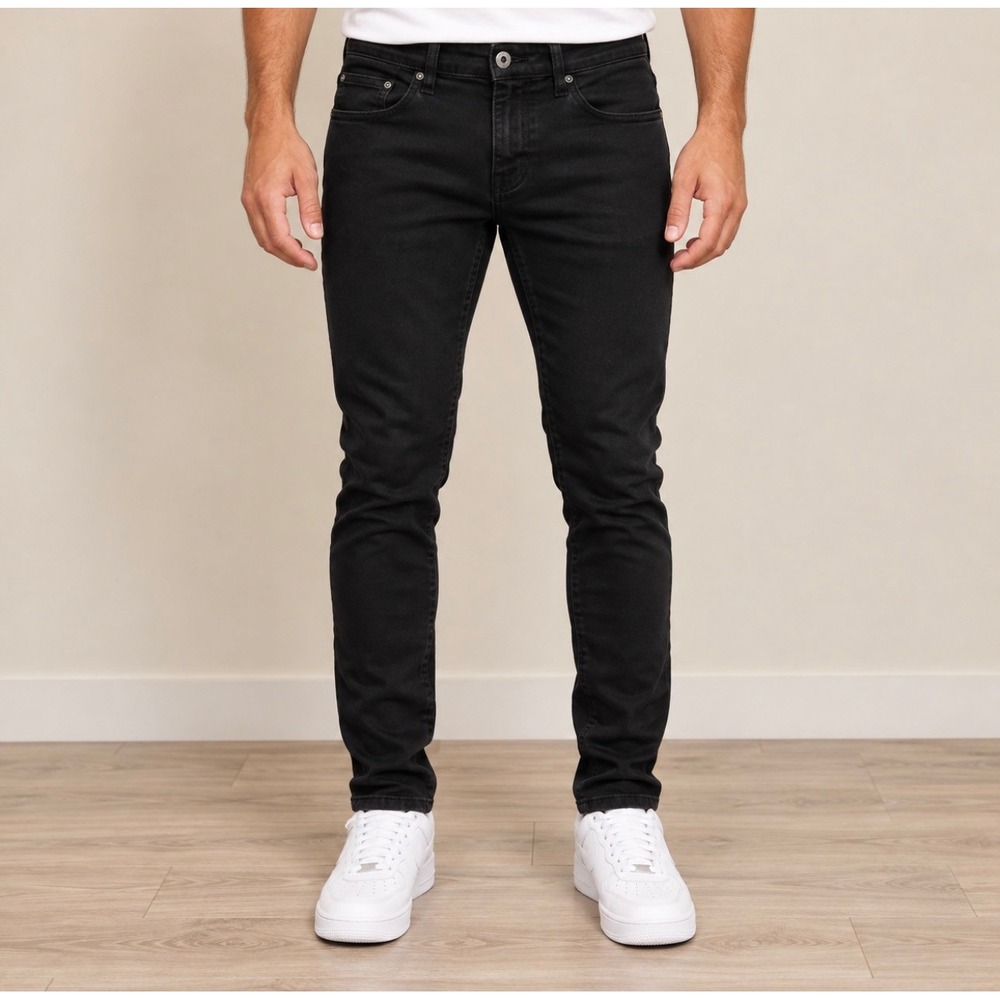 Kayden K Skinny Jeans MENS 30/32 Black Good Stretch Denim Pants
